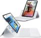 ESR Ascend Keyboard Case Geschikt voor iPad Pro 12.9 (2022/2021/2020/2018) - Toetsenbord Hoes met Trackpad - Verlichte Toetsen - Book Case met Standaard - Magnetisch Uitneembaar - Wit