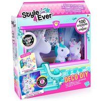 Style 4 ever TradinQ Mini Deco DIY - The Unicorn Family with light-up unicorn