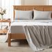 Comfort Spaces Coolmax Vochtafvoerende lakenset, zacht, vervagingsbestendig, alle elastische diepe zakken, geschikt voor matras tot 16 inch - warm weer verkoelende lakens voor nachtelijk zweten