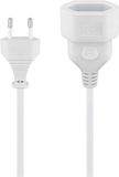Goobay Extension Lead Europlug - 3 m - White