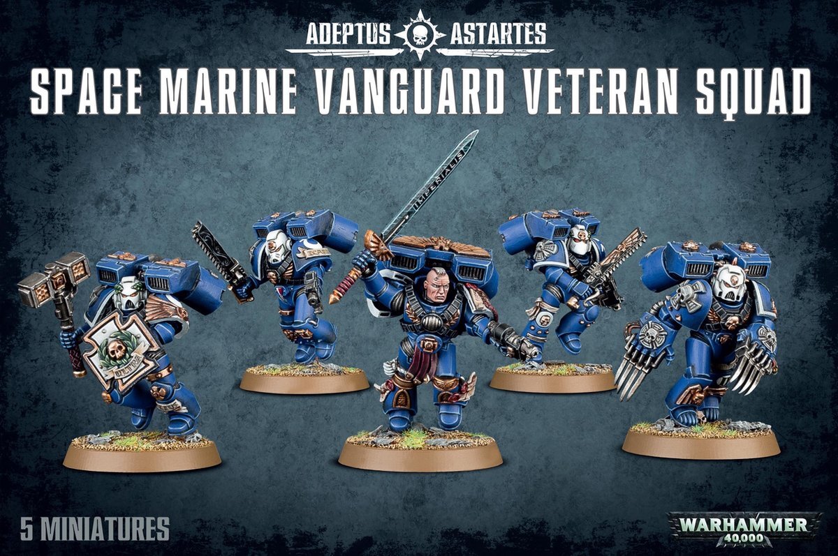 Games Workshop Space Marines Vanguard Veteran Squad