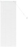 vidaXL Venetiaanse jaloezie Wit 130 x 50 cm Aluminium