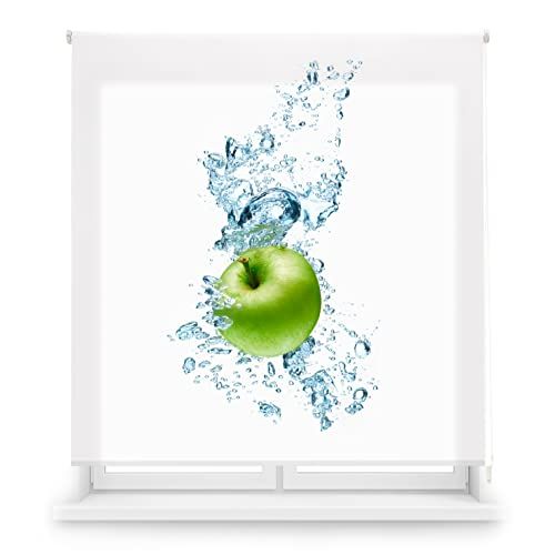 Blindecor Digitale keuken rolgordijn WaterApple - 150x180 cm