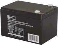 Emos Oplaadbare Loodaccu 12V - 12Ah - Zwart