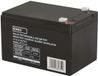 Emos Oplaadbare Loodaccu 12V - 12Ah - Zwart
