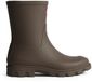 Hunter Downpour Short Unisex Regenlaarzen Rubber Bruin Waterdicht