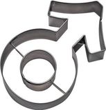 Städter Cookie Cutter - Man Symbol - 9cm - Stainless Steel - Silver-Grey