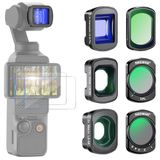 NEEWER 3-pack ND-filterset (variabele ND2-32, CPL, 1/4 zwarte diffusie) & 0,75x groothoeklens, 2x macrolens, 1,2x blauwe anamorfe lens, schermbeschermers compatibel met DJI Osmo Pocket 3, FL-B28