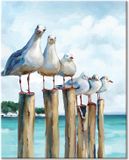Peinture par numéro animaux mouette, peinture par numéro