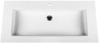 Aloni Bagnotti Beta Solid Surface Enkele Wastafel - 100cm - Wit