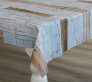 Bellatio Design Tafelzeil/tafelkleed houten planken print 140 x 220 cm