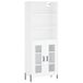 VidaXL Hoge kast, wit, 69,5 x 34 x 180 cm, houtvezel