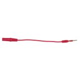 KS Tools 150.0971 4,0 mm Ingangsbus op 2,0 mm testadapterstekker, plat (rood)