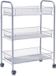 Zeller Trolley met 3 gaasmanden grijs