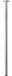 Hettich Pied De Table Cylindrique Fixe Acier Mat Gris, 80 cm