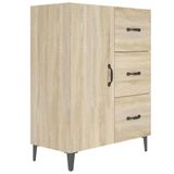 vidaXL Dressoir Sonoma-eikenhout, 69,5 x 34 x 90 cm