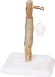 Animal Boulevard Krabpaal Alaska met Speelgoed Wit Plush - 40x40x64cm