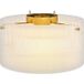 Lustre en acrylique avec abat-jour, métal, compatible halogène et LED