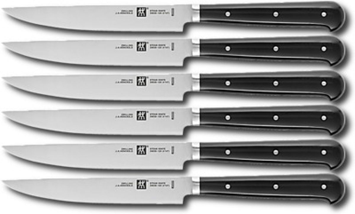 Zwilling Steakmes Set 6-delig - Matteo Thun - Zwart