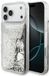GUESS Liq. Glitter Charms Hoesje Voor Iphone 17 Pro Max Met Luxe