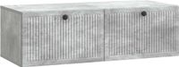 vidaXL Wandmontage TV-kast Betongrijs 98 x 41 x 30 cm Bewerkt hout