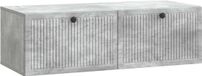 vidaXL Wandmontage TV-kast Betongrijs 98 x 41 x 30 cm Bewerkt hout