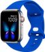 Strap-it Classic Siliconen bandje - Blauw - Geschikt voor Apple Watch 44/45/46/49mm
