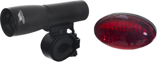 Trespass Photon Bike Light Set - Black
