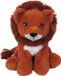 SANDY Knuffeldier Leeuw Ziggy - 23 cm - Roodbruin