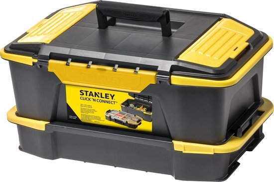 Stanley Gereedschapskoffer met organizer Click & Connect