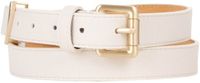VALENTINO riem Bloom Belt W85 Ecru / Oro crème