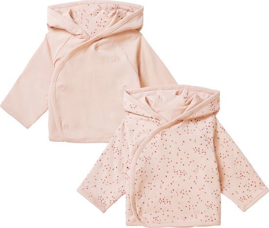 Noppies Jas Naper - Reversible Baby - Rose Smoke - Maat 68