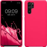 kwmobile telefoonhoesje geschikt voor Huawei P30 Pro - Hoesje met siliconen coating - Smartphone case in neon roze