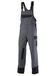 BP 2431-820-5332-54 l tuinbroek, stretch bretels met clipbevestigingen, 320,00 g/m², donkergrijs/zwart, 54 l