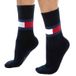 Tommy Hilfiger Chaussettes de Sport Flag Coton Bleu Marine