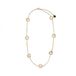 Manfield - Dames - Goudkleurige bloemetjes ketting