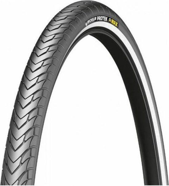 Michelin Protek Max - Buitenband Fiets - 28x1 3/8 /37-622 - Zwart