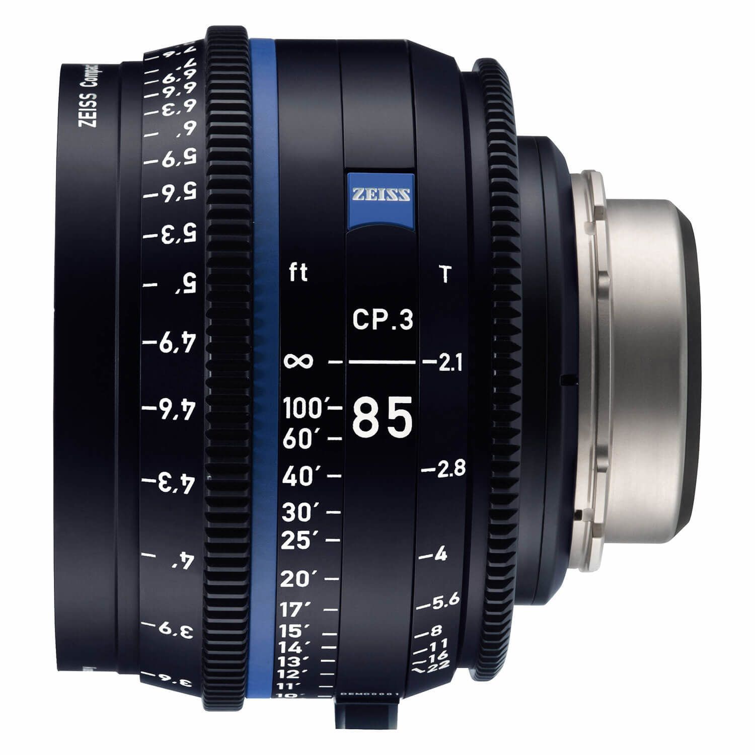 ZEISS Compact Prime CP.3 85mm T2.1 Nikon F-vatting - 4047865904612