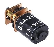 RS PRO Borstel-aandrijfmotor tot 9 Ncm, 3 V DC / 0,58 W, as-Ø 3 mm, 12 mm x 24,25 mm