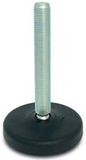 RS PRO Verstelbare voet M10 tot 1000 kg x 50 mm, tot 30 graden kantelbaar x 83 mm, verpakking van 2 stuks