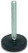 RS PRO Verstelbare voet M10 tot 1000 kg x 50 mm, tot 30 graden kantelbaar x 83 mm, verpakking van 2 stuks