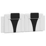 VidaXL Hoofdeind & Voeteind Zwart, Wit
