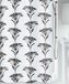 Spirella Naturesign Douchegordijn Polyester Zwart, Wit