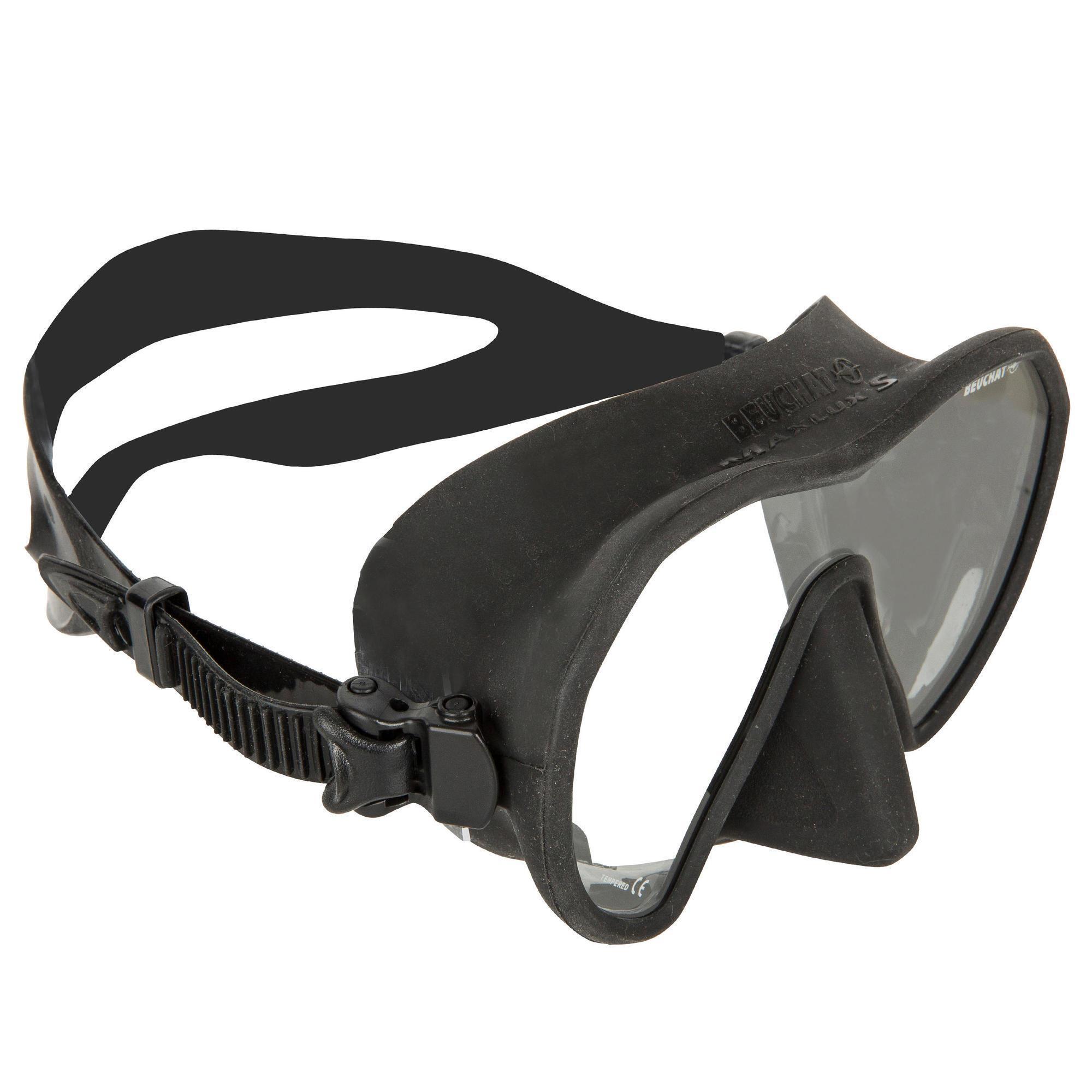 Beuchat Duikbril voor freediving Maxlux S zwart