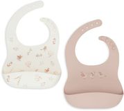 Jollein Baby Slab Siliconen - Lovely Birds - 2-pack