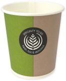 Q-CONNECT Interaction-Connect S.A. Drinkbeker Coffee To Go, uit karton, 100 ml, pak van 80 stuks
