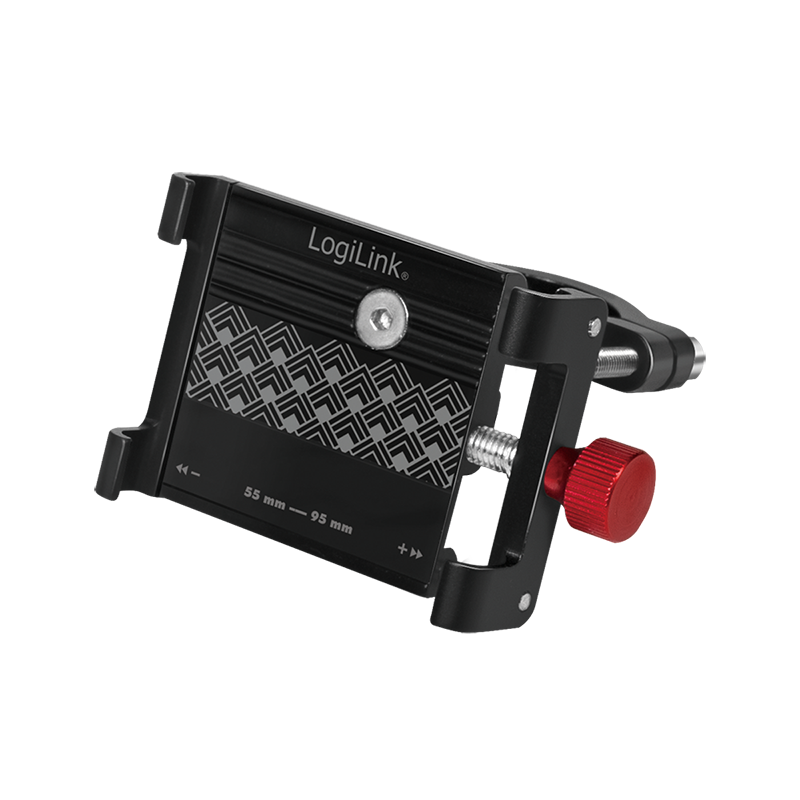 LogiLink AA0146 - Passieve houder - Zwart, Rood - Fiets, Motorfiets, Scooter, Winkelwagen