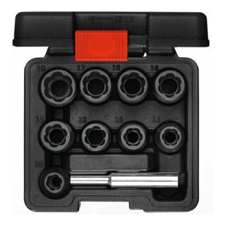 Gedore Red Spiraal Fluit 1/2 SW 10-19mm 10-delig