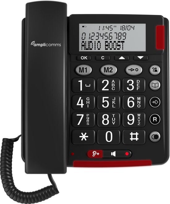 Amplicomms Senioren huistelefoon met foto's en extra luid