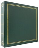 MCS MBI Library Collection 400 Pocket 4x6 Photo Album, Hunter Green